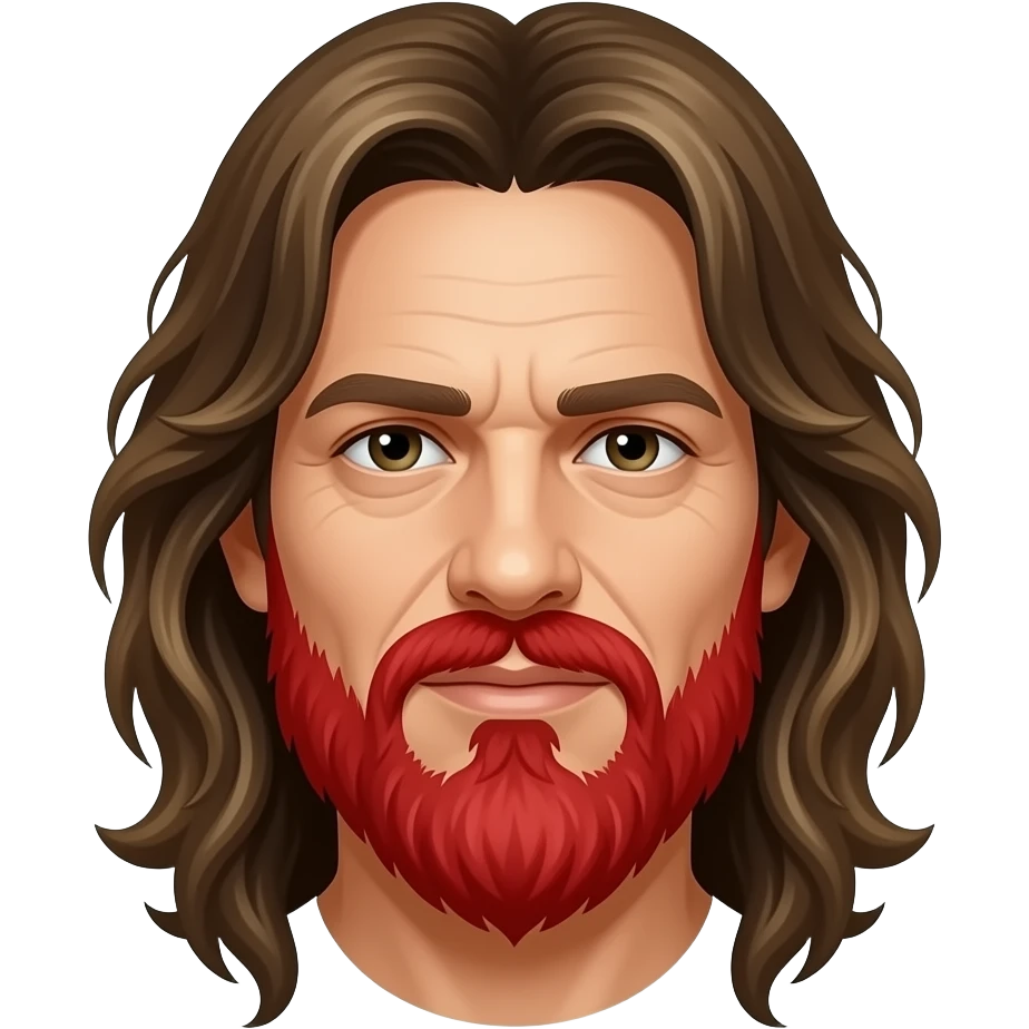 Dimebag Darrell red goatee emoji