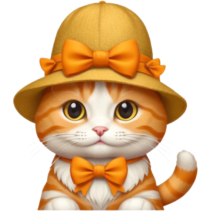 Cat With a Had anda a bow emoji