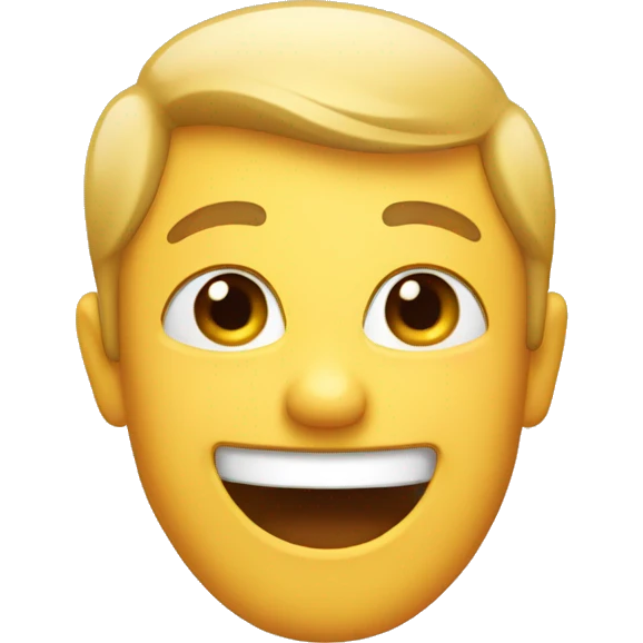 Emoji smiling and blushing emoji