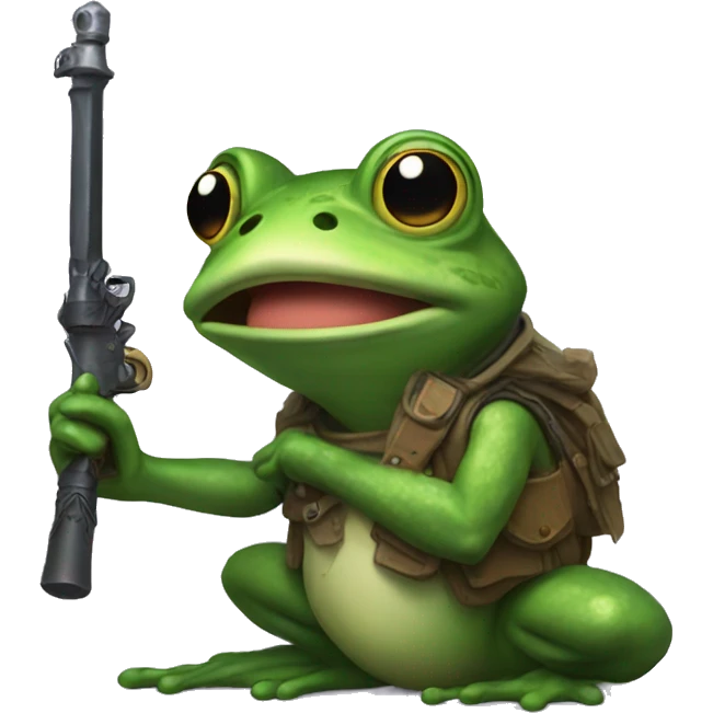 Frog with rpg emoji