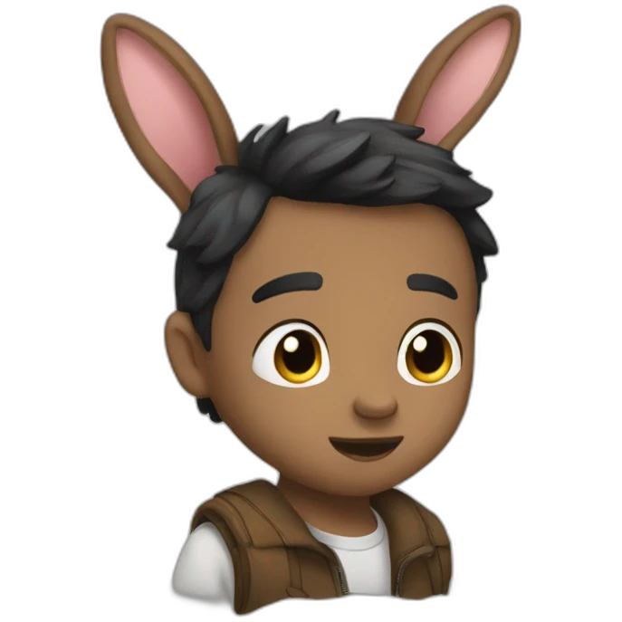 Adick on bunny emoji
