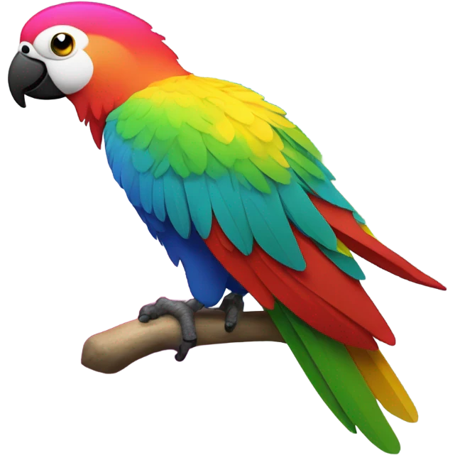 Parrot powder emoji