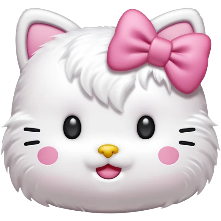 Hello kitty smiling  emoji
