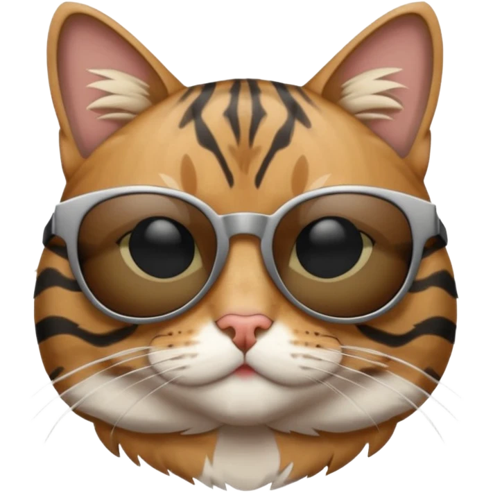 Cat wearing sunglasses emoji