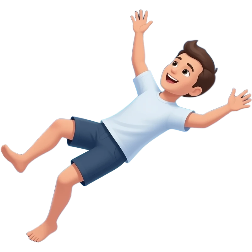 falling in galaxy emoji