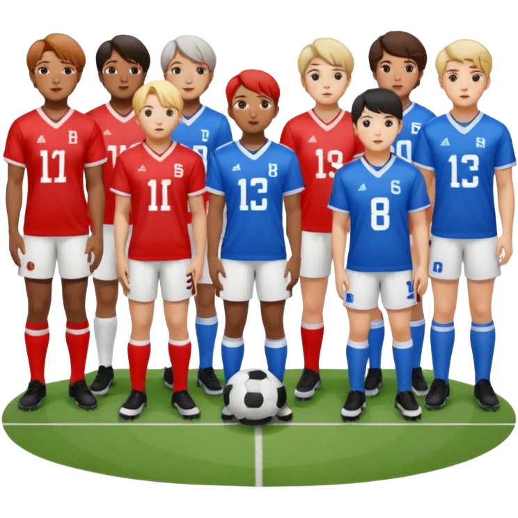 make bts doing 67 emoji