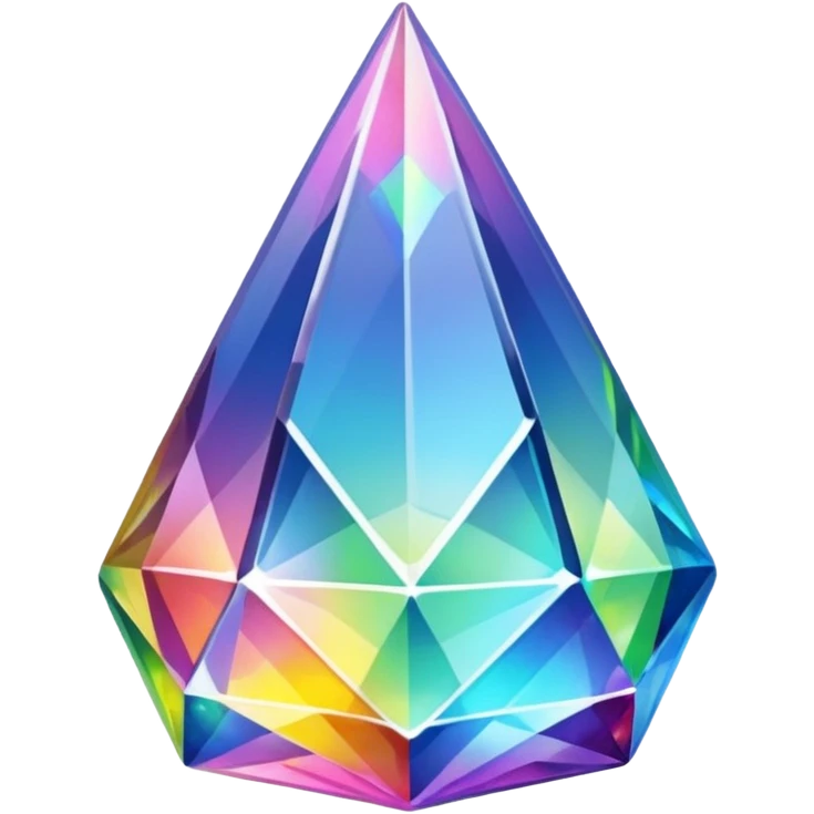 power crystal rainbow emoji