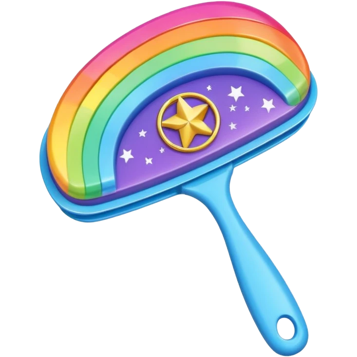 horoscope-style hairbrush 
 emoji