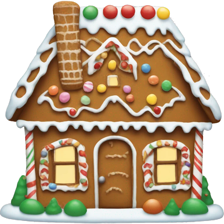 gingerbread house  emoji