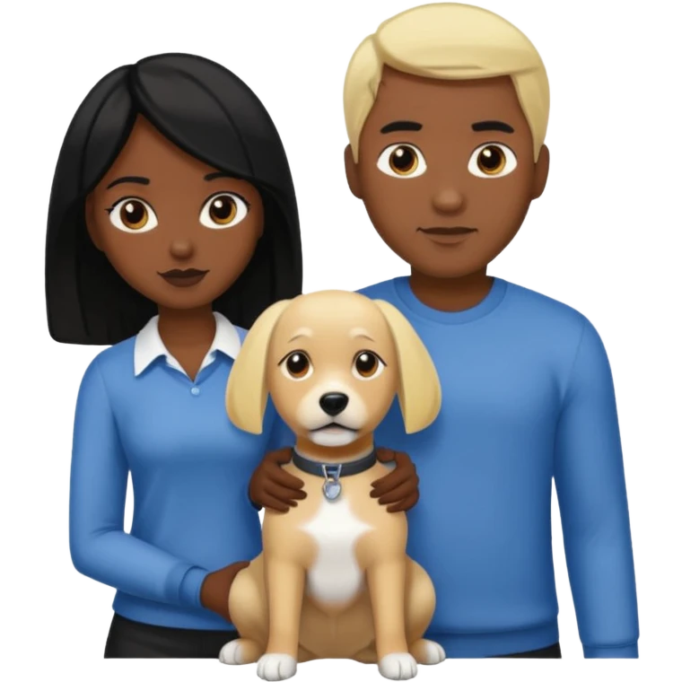 African black male with black hair fucking blonde girl doggy style emoji