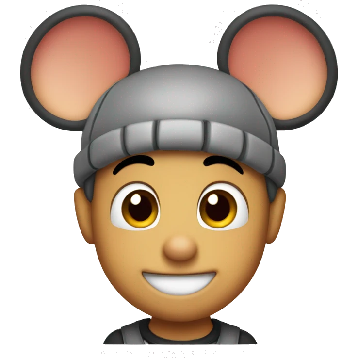 Cute Mikey Mouse emoji