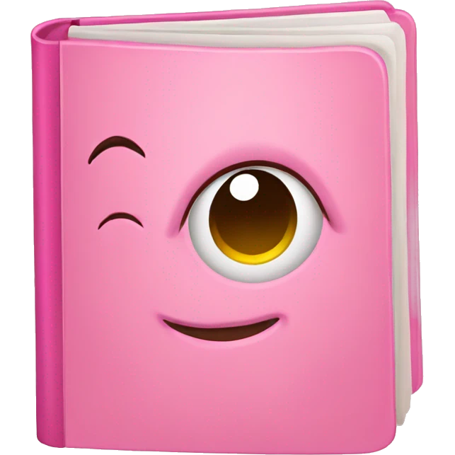 Pink notebook  emoji