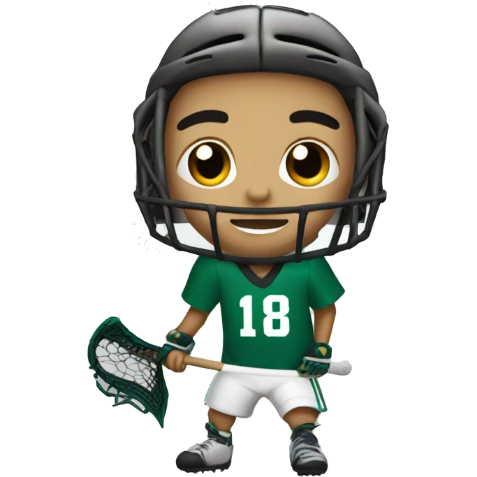 Lacrosse player emoji