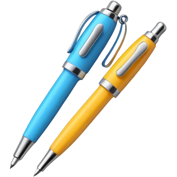 Cute pen emoji