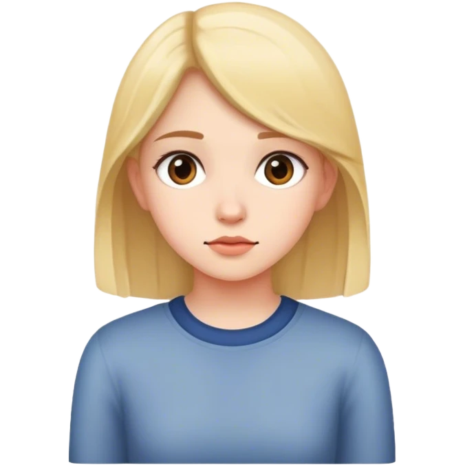 Girl waiting emoji