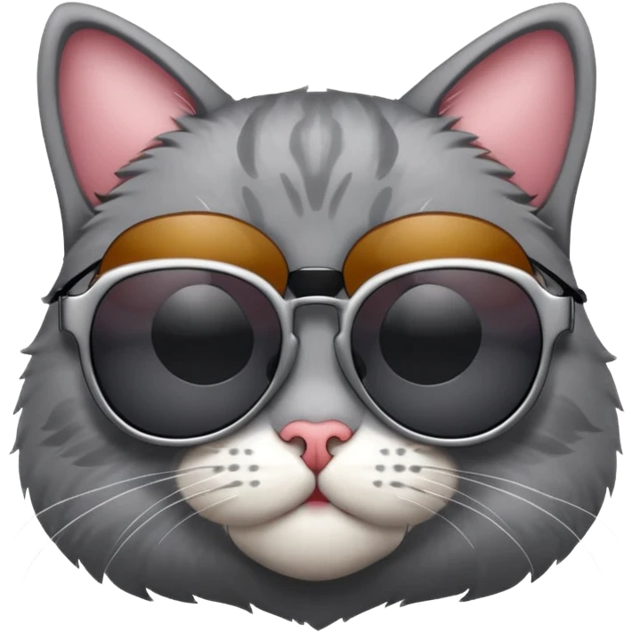 Cat wearing sunglasses emoji