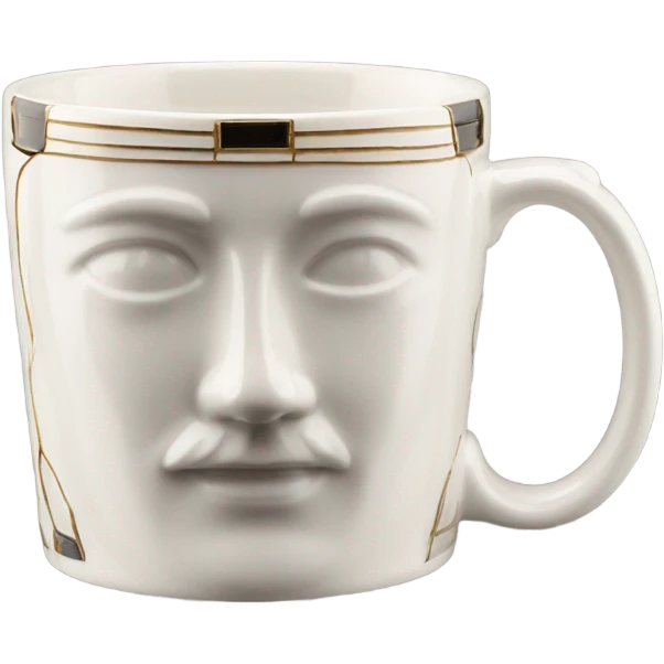 art deco french mug emoji
