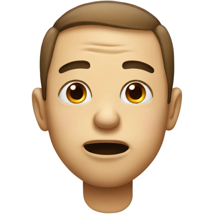 A regular emoji biting his lips and closing his eyes  emoji