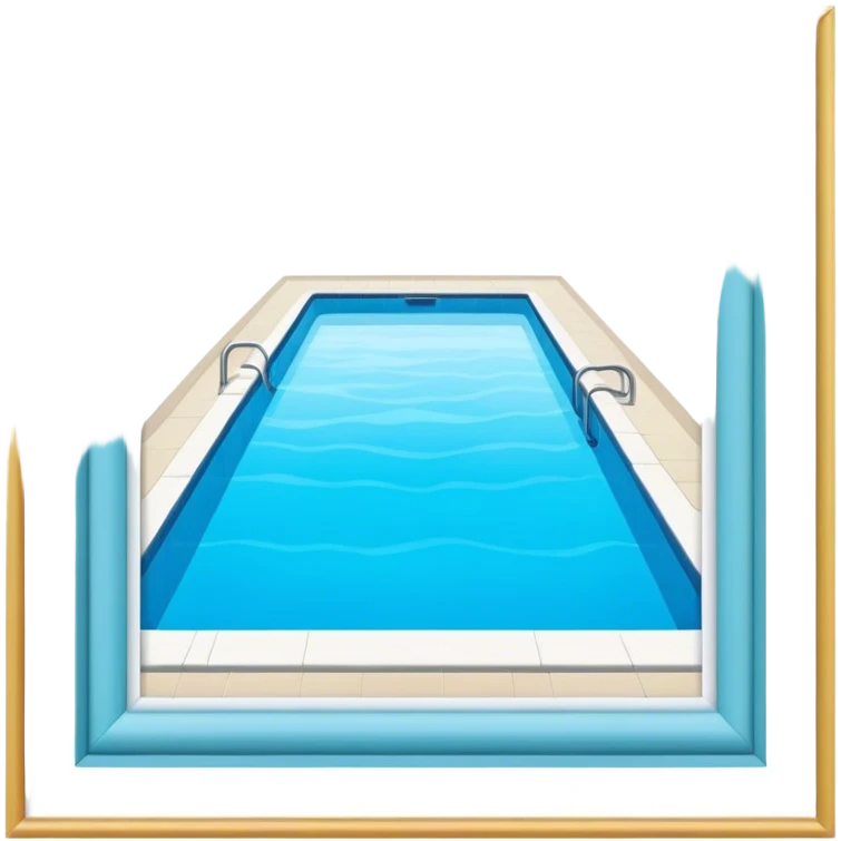 Una piscina emoji
