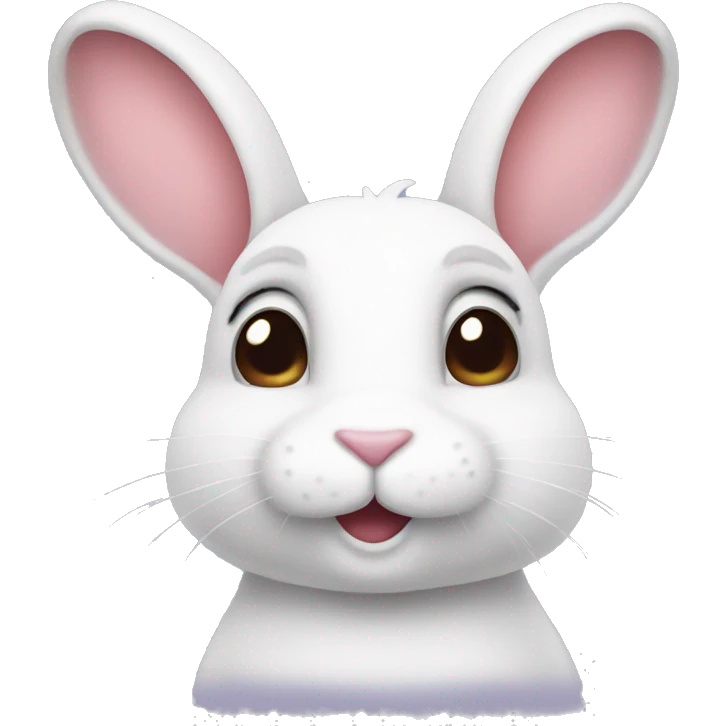 bunny with heart eyes emoji