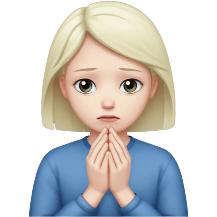 👉🏽👈🏽😔 emoji