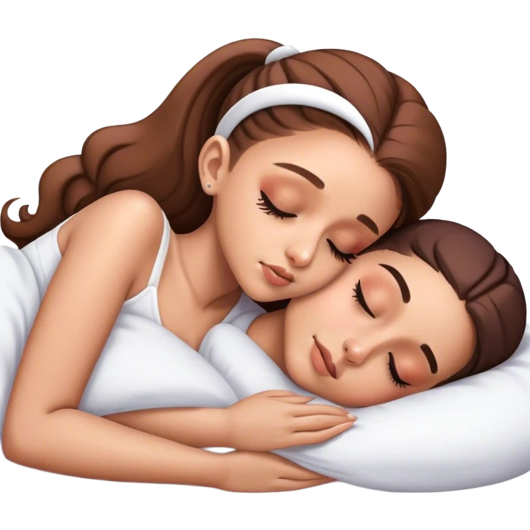 Ariana Grande sleeping emoji