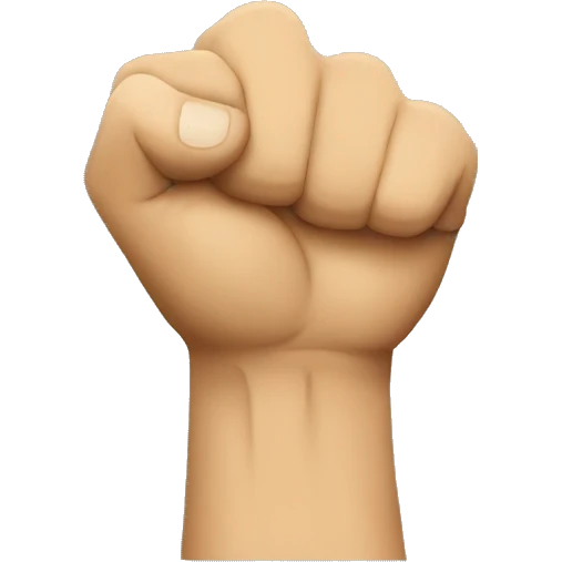 make a fist emoji