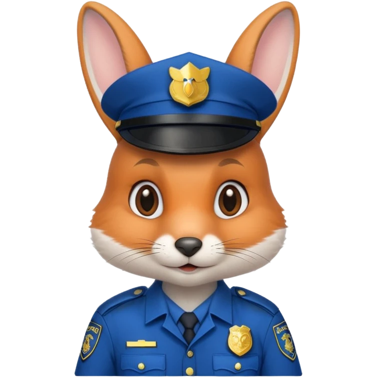 نباشه خودشون لباس پلیسی خرگوش با روبا هقاطی emoji