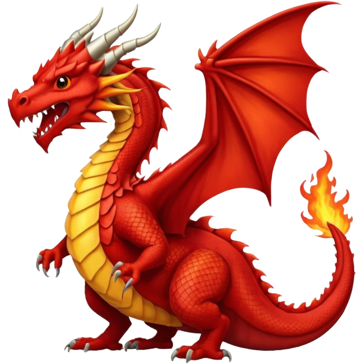 Red dragon emoji