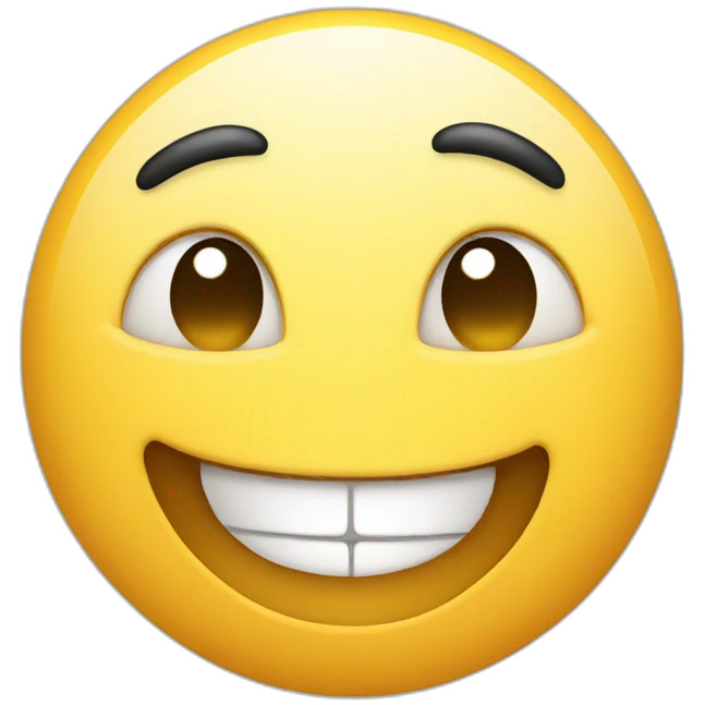 smile emoji with plus nose emoji