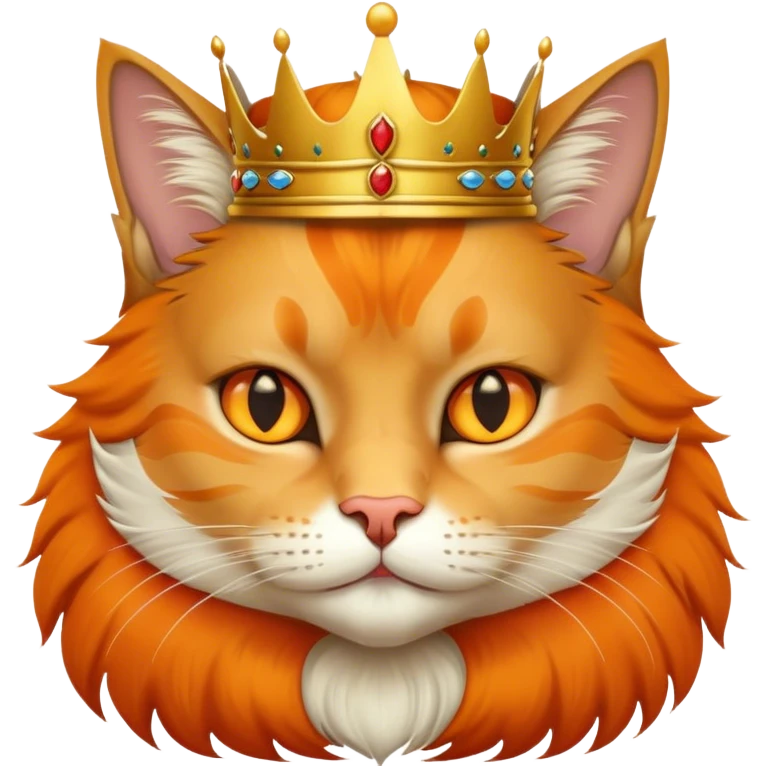 King cat emoji