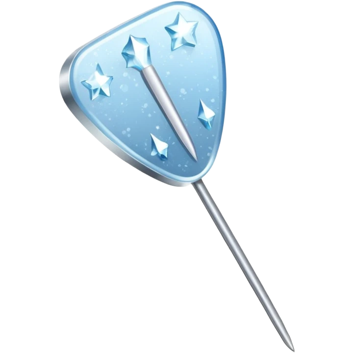 ice pick with sparkling effect emoji