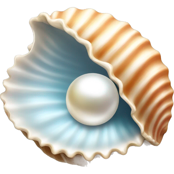 OpenSea shell with pearl emoji