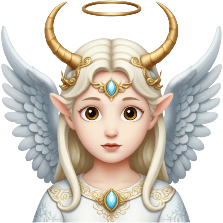 Angel with horns  emoji