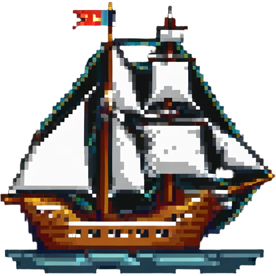 vintage cargo sailing ship emoji