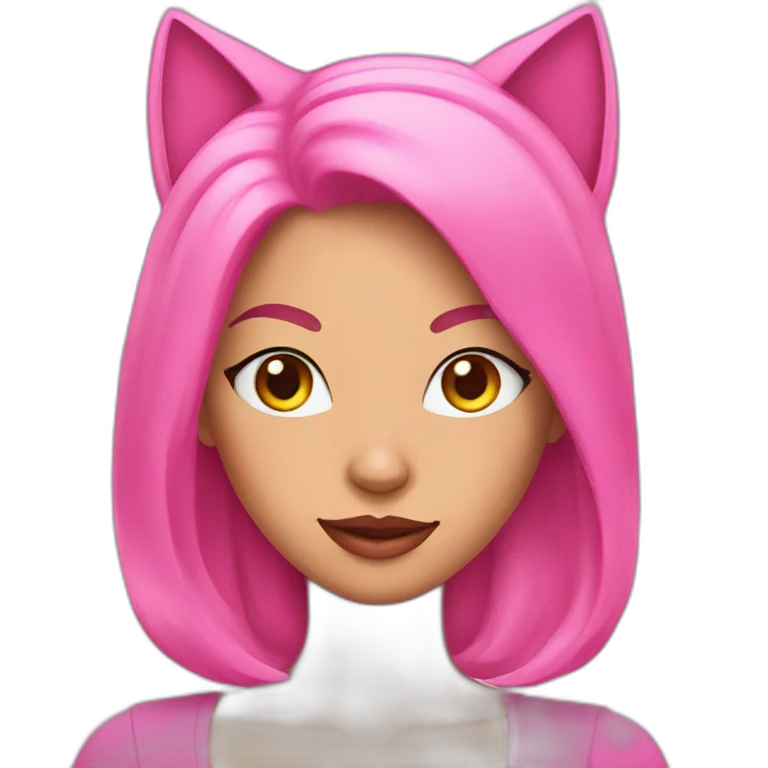 pink catwomen emoji