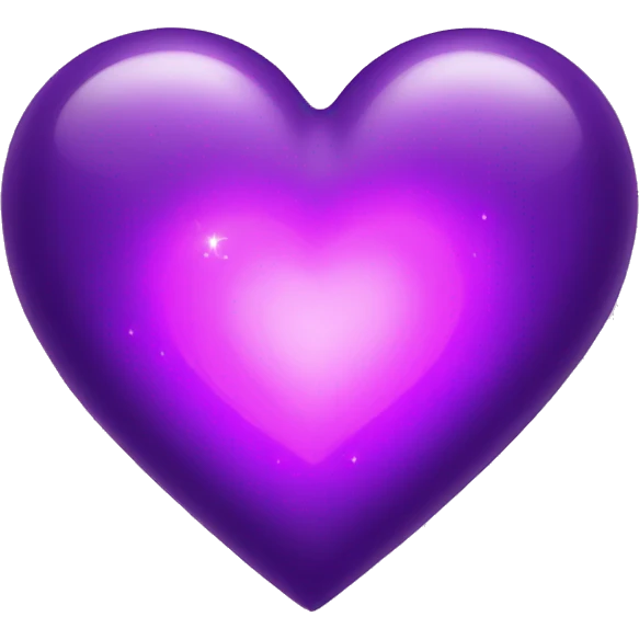 purple heart with magic  emoji