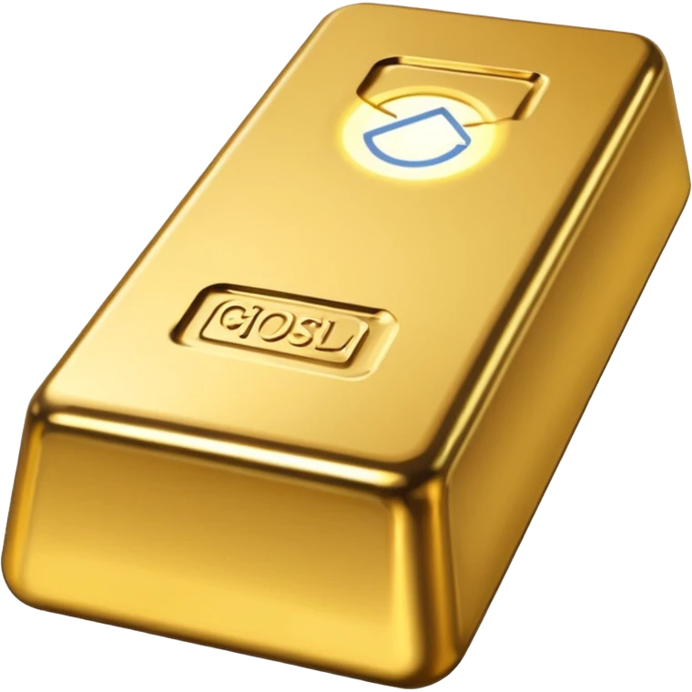 Gold bar emoji