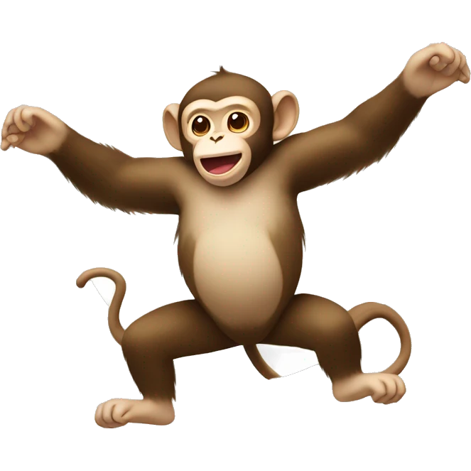 Monkey flying in Japan  emoji