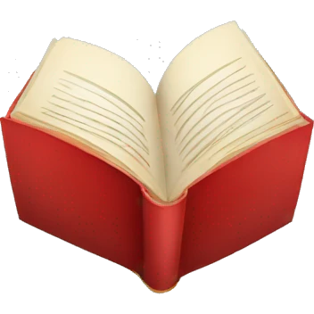 open red Book  emoji
