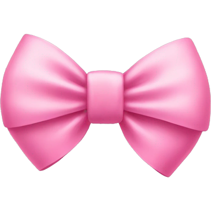Cute pink bow emoji