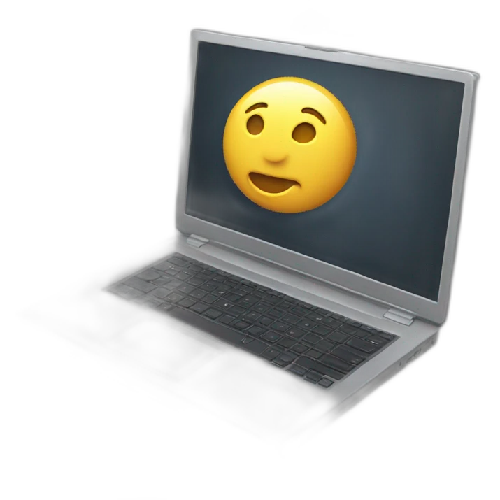 3D Laptop emoji