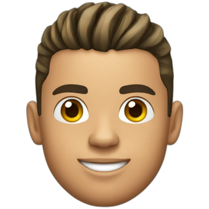Ronaldo avec une tête de tigre emoji