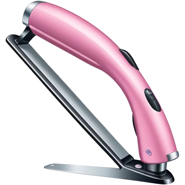 pink coquette flat iron  emoji