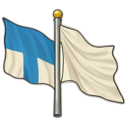 drapeau ville de Marseille FRANCE emoji