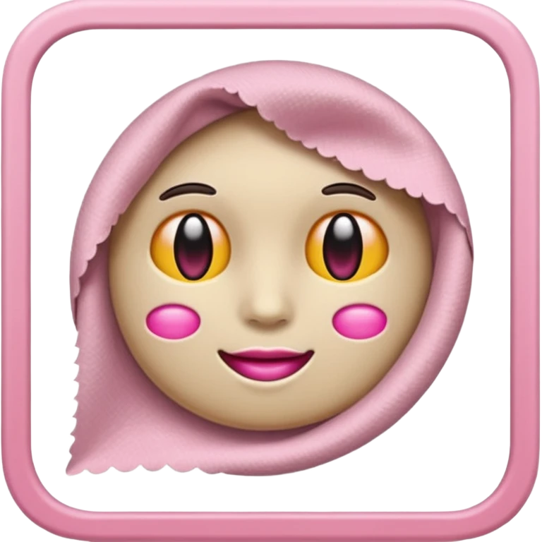 beige and beige and pink  emoji