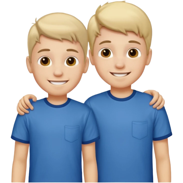 Two boys like gay emoji