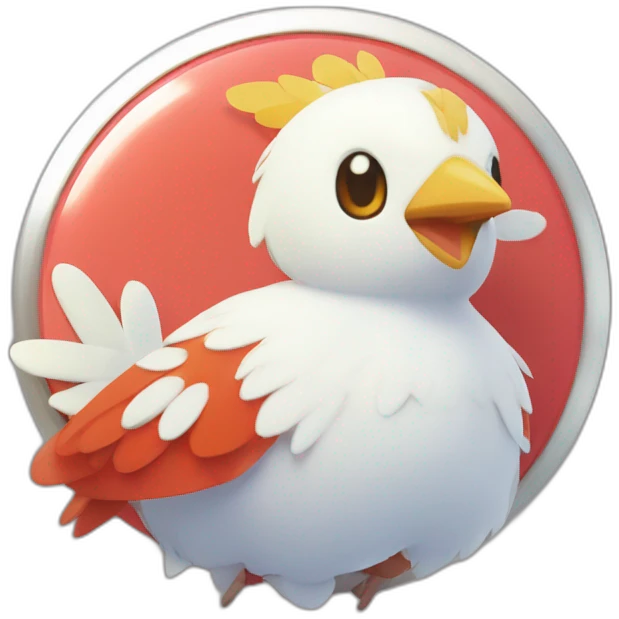 Pokemon Delibird Badge Winter Slowflake GiftBox 2023 emoji