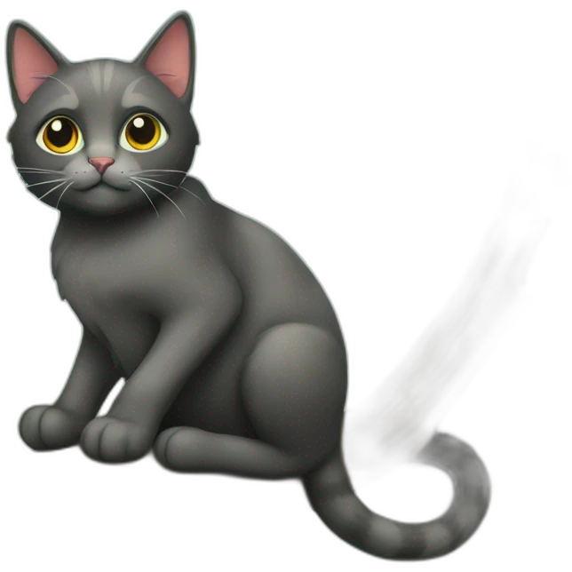 Cat sur arbre emoji