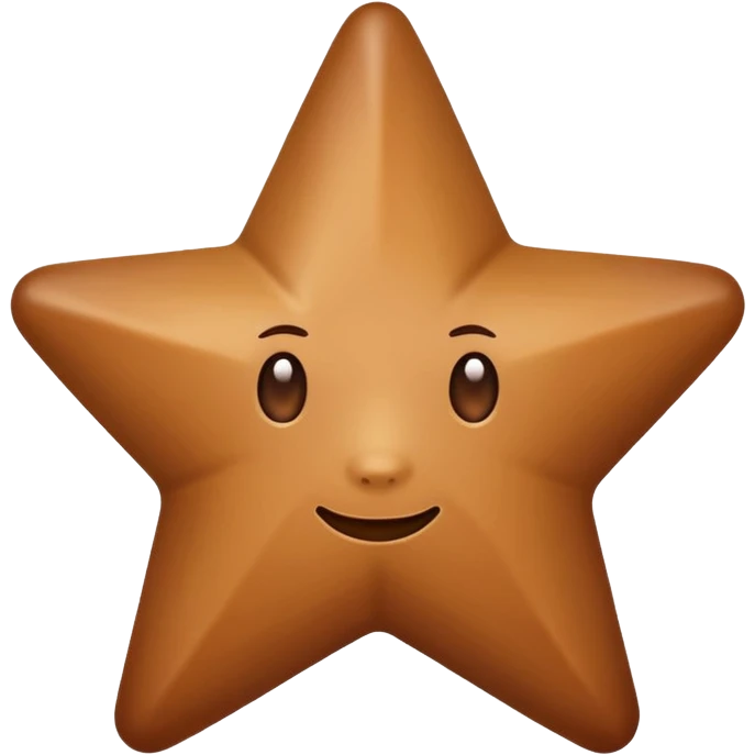 brown star emoji